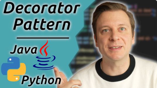 YouTube Video for the Decorator Pattern in Java and Python