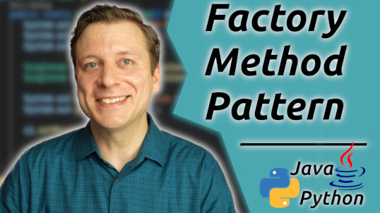 YouTube Video for the Factory Method Pattern in Java and Python